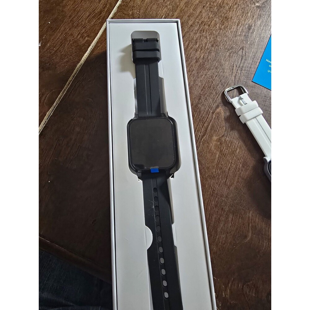 Gabb Watch 3e GPS Smartwatch 44mm Black Case Black Silicone Band new open box